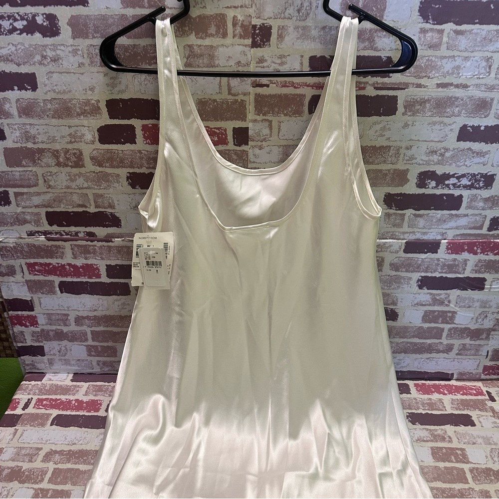 Natori White Chemise with Delicate Details M - Picture 7 of 12
